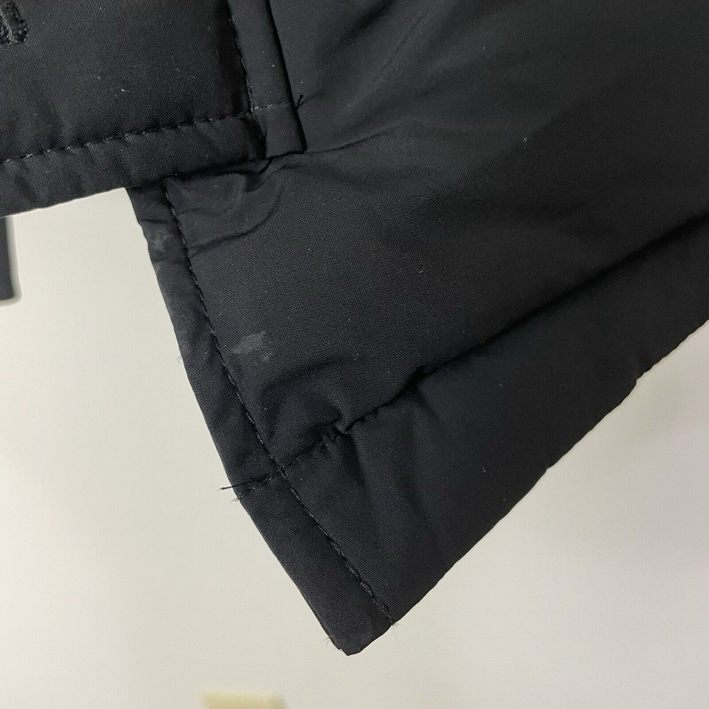 Express Womens‎ Puffer Coat Faux Fur Trim Hood Black Medium - Picture 11 of 11